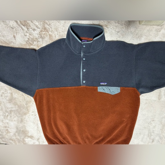 Patagonia Men's Lightweight Synchilla® Snap-T® Fleece Pullover XXL - Two-Tone - Picture 3 of 4